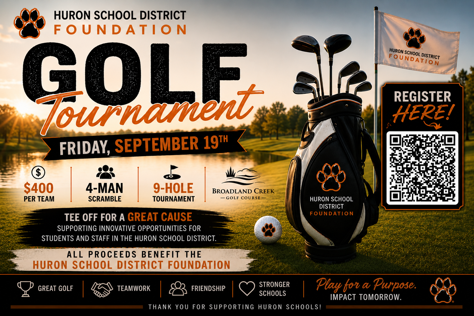 Register for the Golf Tournament