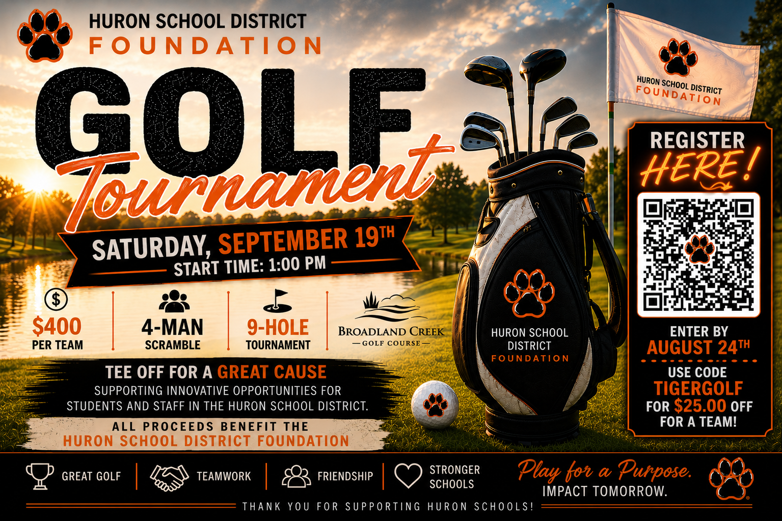 Register for the Golf Tournament